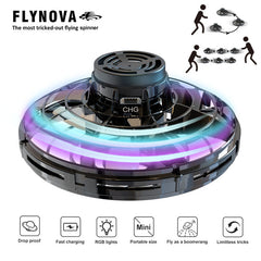 Flying Spinner Mini UFO Drone Hand Operated Flyorb Fly Fidget Toys