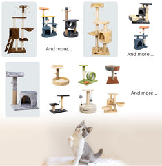 Wholesale Luxury Funny Climbing Sratcher Wooden Playing Condo Cat Tree