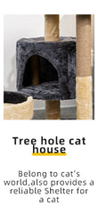 Wholesale Luxury Funny Climbing Sratcher Wooden Playing Condo Cat Tree