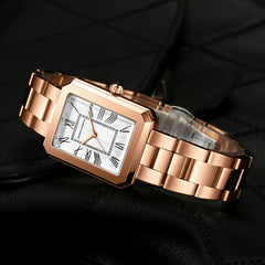 Quartz Women Stainless Steel Rose Gold Watch2035